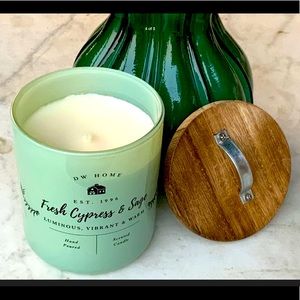 DW HOME CANDLE FRESH CYPRESS & SAGE RICHLY SCENTED NEW